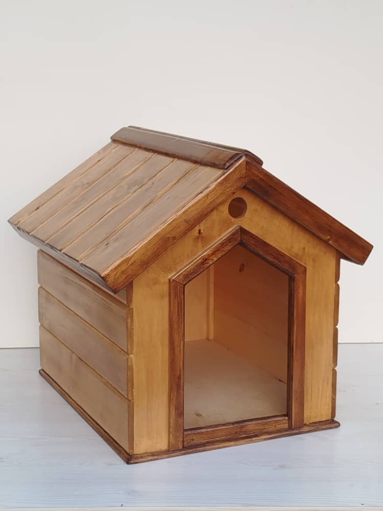 لانه مخصوص حیوانات خانگی - لانه سگ و گربه - لانه مدل کلبه سایز کوچک